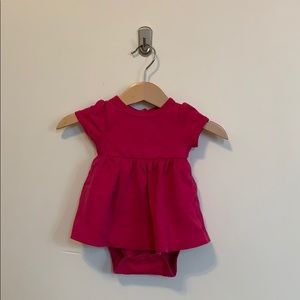 Primary.com bodysuit dress, raspberry
